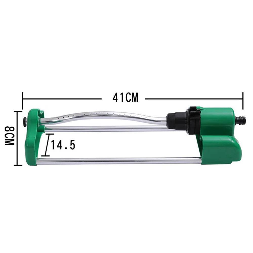 Giardino Prato Irrigazione Sprinkler 17-Foro di Alluminio Altalena Sprinkler Irrigazione Tetto di Raffreddamento Verde Giardino Sprinkler A Spruzzo