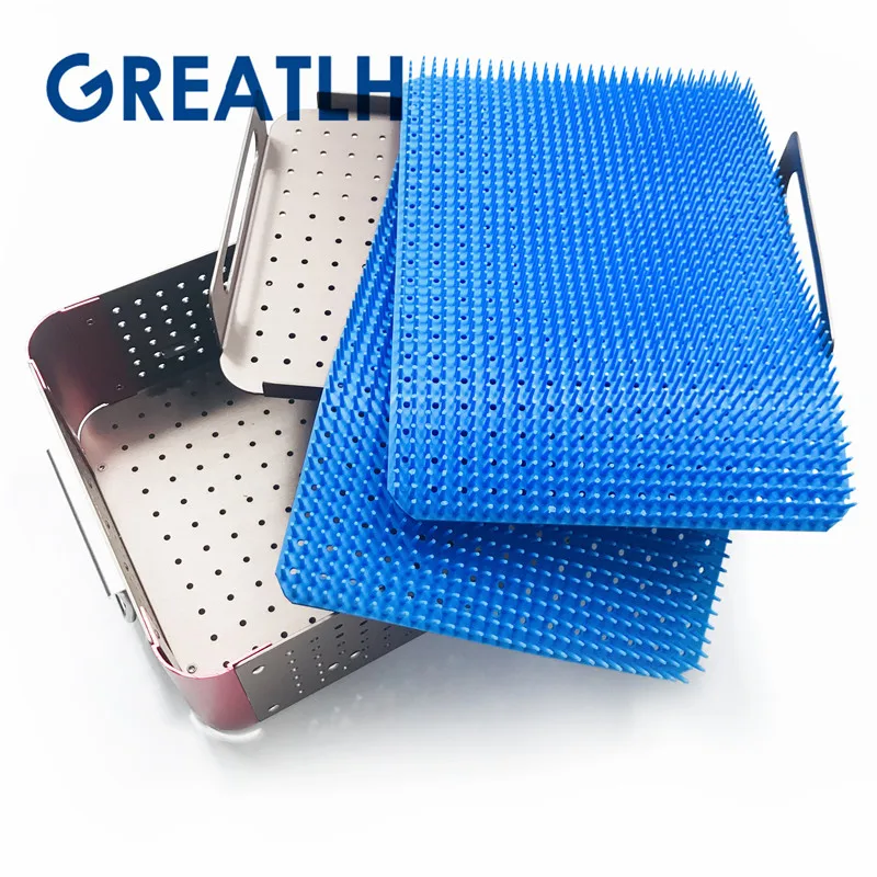 Aluminium alloy sterilization tray case dental Disinfection box opthalmic instrument autoclavable box