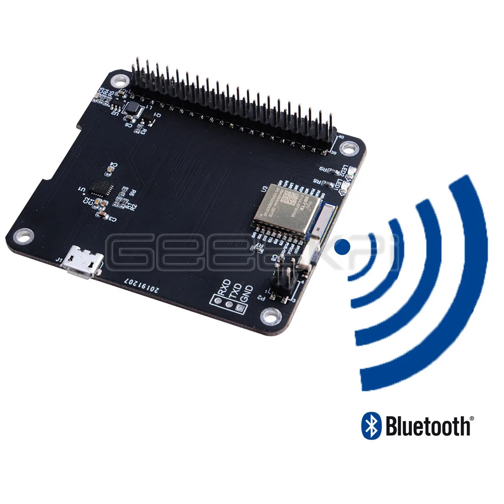 GeeekPi DockerPi-H Station Board Bluetooth BLE Development Board Docker Pi Series Modules for Raspberry Pi 4 B / 3 B / 2 Model