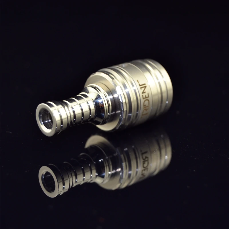 Trident-atomizador de acero inoxidable V2 RDA, goteo reconstruible RTA 510, hilo DIY, bobinas prefabricadas RBA para Mod mecánico, KIT de caja