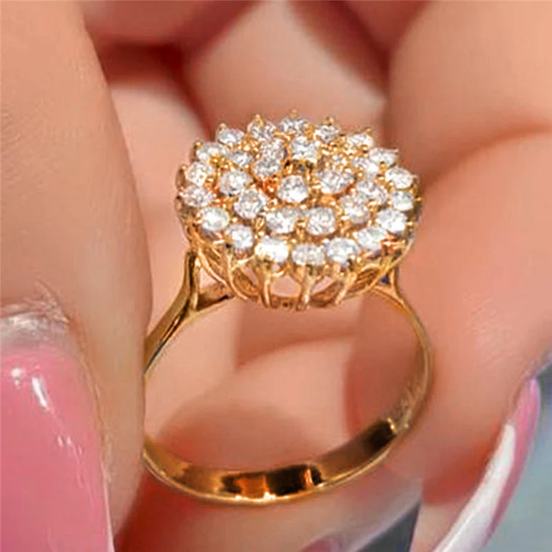 Women's Newly Designed Flower Ring in 925 Silver with AAA CZ