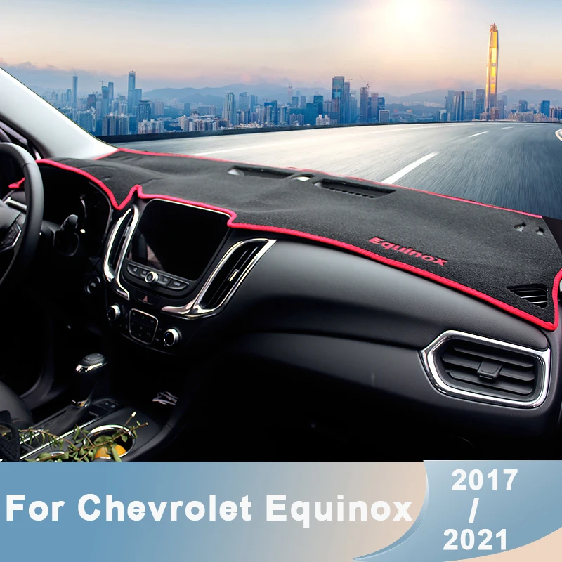 For Chevrolet Equinox 2017 2018 2019 2020 2021 2022 LHD Car Dashboard Cover Sun Shade Mats Anti-UV Pad Carpet Trim Accessories