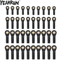 YEAHRUN 10PCS M2 M3 Rod End Ball Head Holder Tie Rod Ends Plastic Ball Joints Right-Hand Screw for RC Car Boat Airplane Trucks