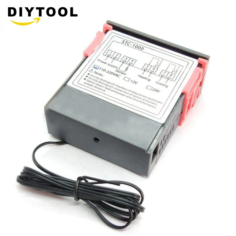 12V/24V/110V-220V thermostat stc-1000 electronic digital display microcomputer temperature controller switch