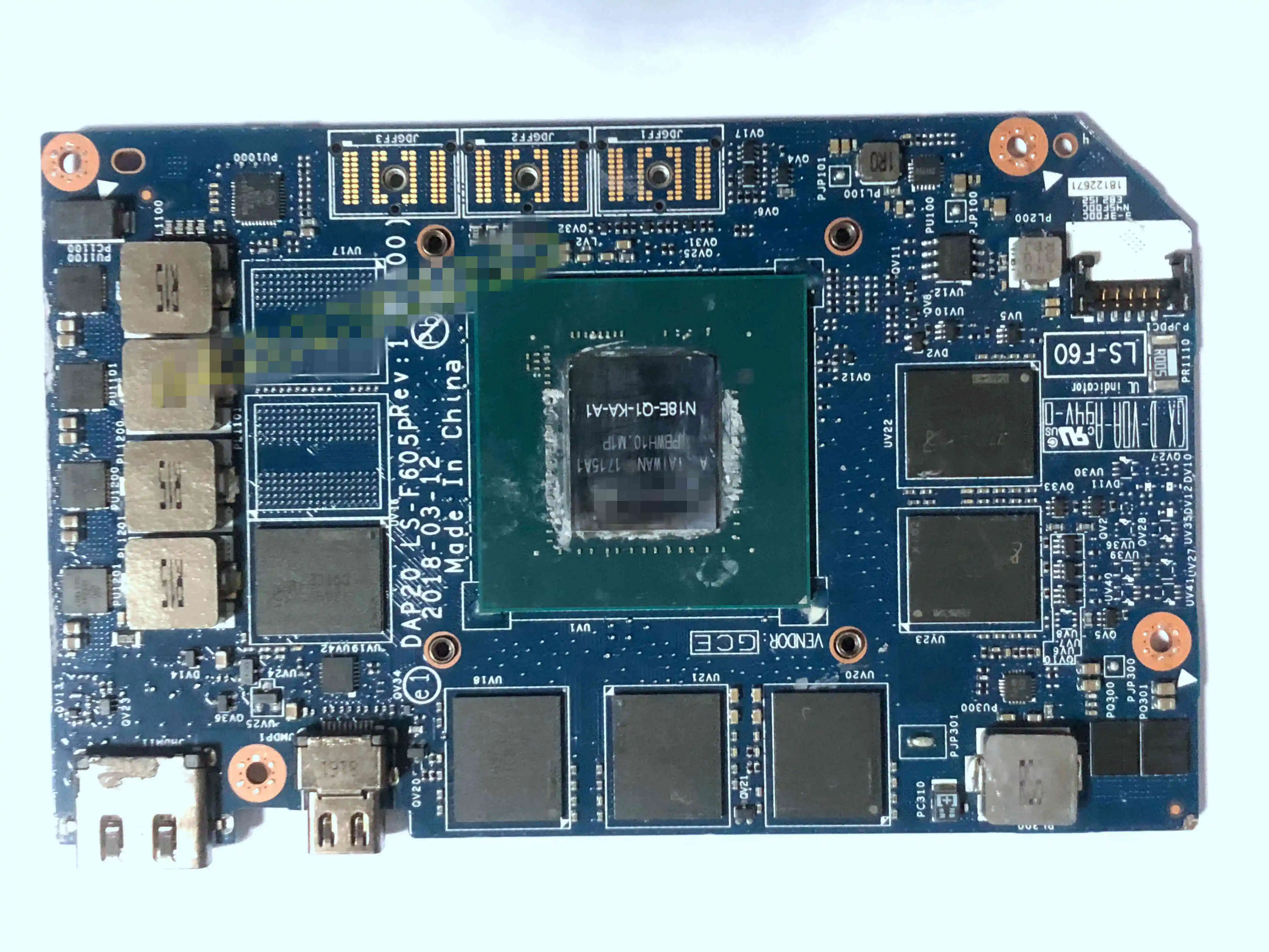 

For Dell Precision 7730 For Nvidia Quadro P3200 6GB GDDR5 8G6F0 LS-F605P 18E-Q1-KA-A1 XDVC6 GPU Video Graphics Card