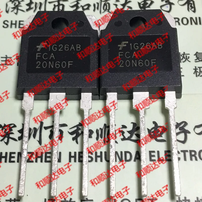 10PCS   FCA20N60F  TO-3P