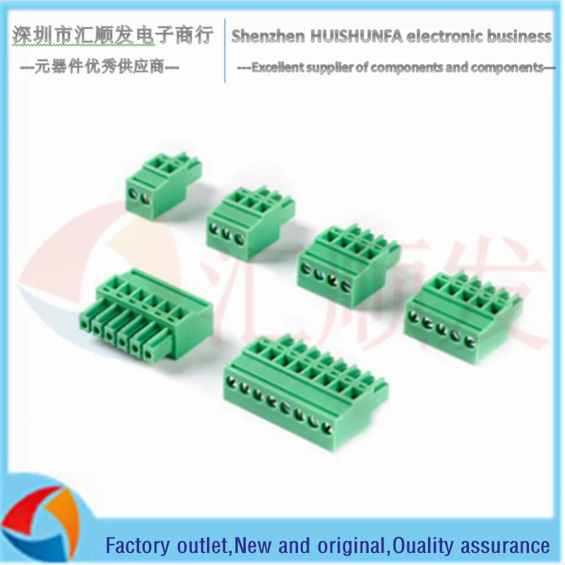 5PCS!!! KF2EDGKA-3.5-2/3/4/5/6/8P vertical plug 300V/8A 3.81mm pitch terminal