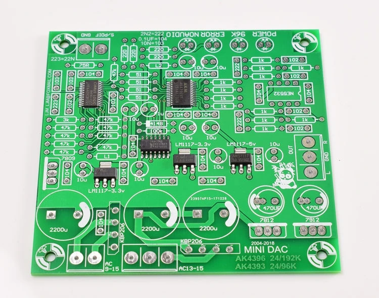 CS8416+AK4396+NE5532P DAC Decoder Board Kit Supports 24BIT/192KHZ New image 5