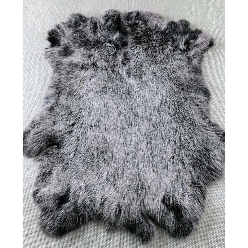 High Quality Real Rex Rabbit Fur Pelt Real Genuine Rabbit Fur Fluffy Leather Fur Wholesale Clothing Accessories Home Decoration