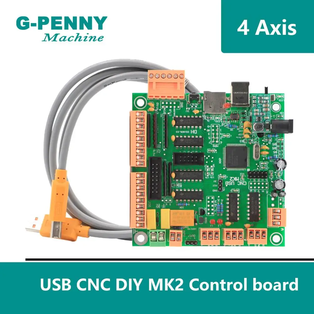 CNC DIY Machine 4 axis USBCNC Controller CNC USB Interface Board   MK2 100kHz  Multi-axis multifunctional control board