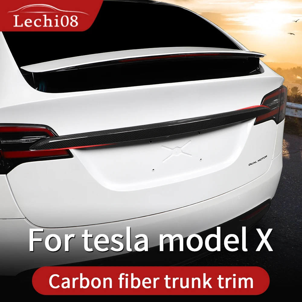 

Обшивка багажника для модели 2016-2022 tesla model x carbon/аксессуары tesla x door/внешние автомобильные аксессуары tesla из углеродного волокна