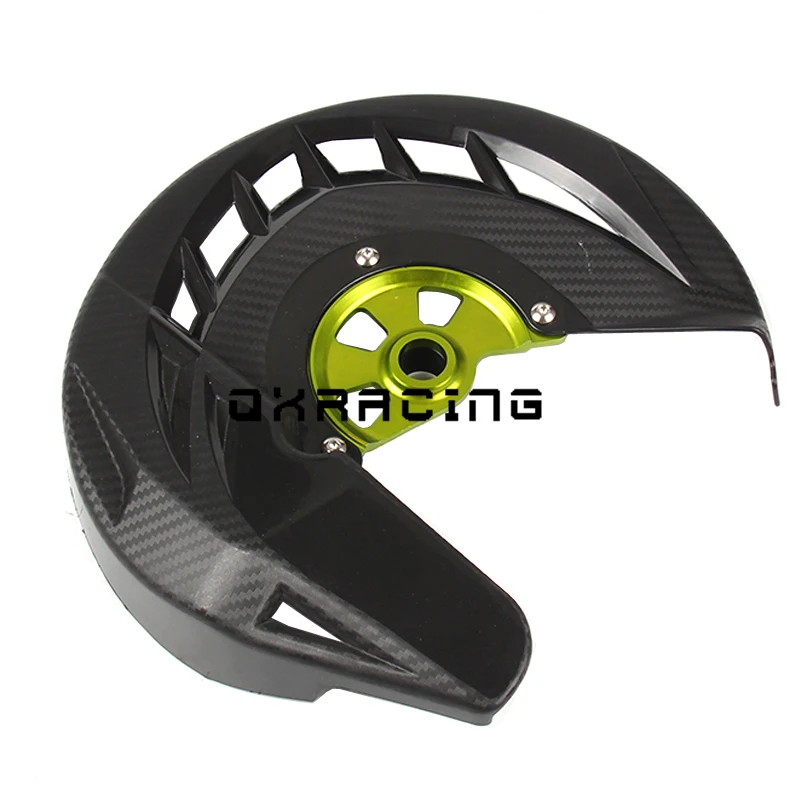 Motorcycle Front Brake Disc Cover Guard Protector For KX 125 250 KX125 KX250 2006-2008 KX250F KX450F 2006-2015 KLX450 08-15