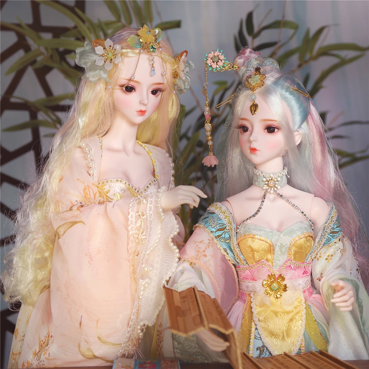 DBS 1/3 BJD Dream Fairy Doll  toy mechanical joint Body chinese style Collection doll including suit shoes makeup 60cm SD