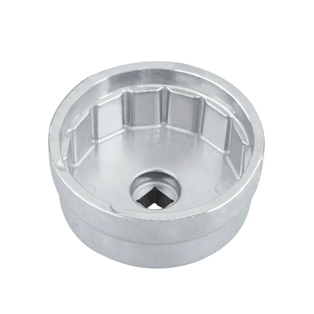 Universal 65mm 75mm x 24mm 14 holes Flutes Oil Filter Wrench Cup Socket Type Cap Remover Tool