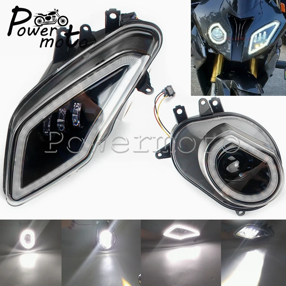 

Motorcycle Front LED Head Light Plug & Play Daytime Running Lamp Replacment Headlights Headlamp for BMW S1000RR S 1000RR 09-2014