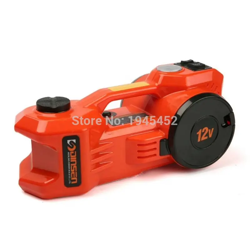 New! Car Electric Jack Hydraulic Floor 12V DC 3 Ton Lift Scissor Jack Repair Tool Auto Emergency Roadside Tire Change Lifting