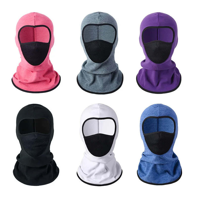 

2021 Protective Headgear Unisex Designer Balaclava Custom Outdoor Windproof One Hole Balaclava