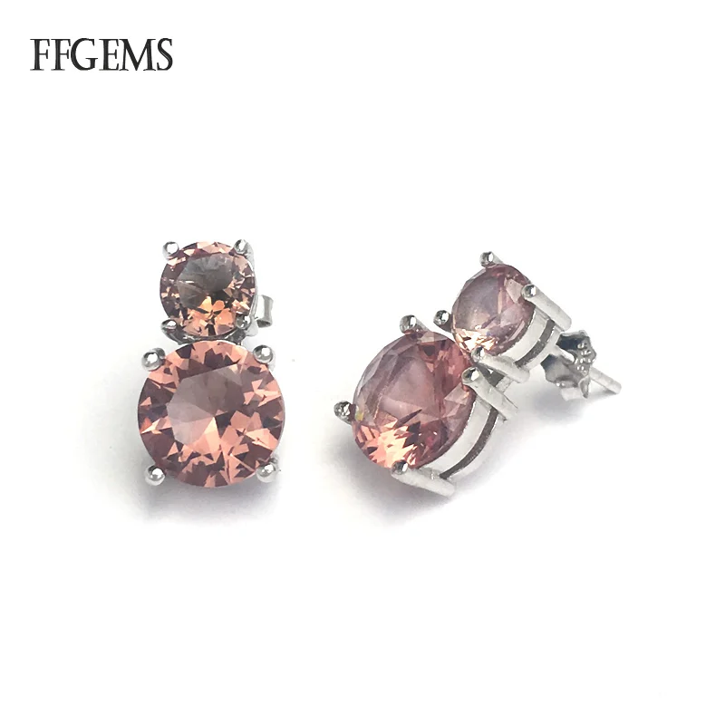 FFGems 100% 925 Silver Earrings Sterling Zultanite Stone Color Change Fine Jewelry For Women Wedding Party Gift Wholesale