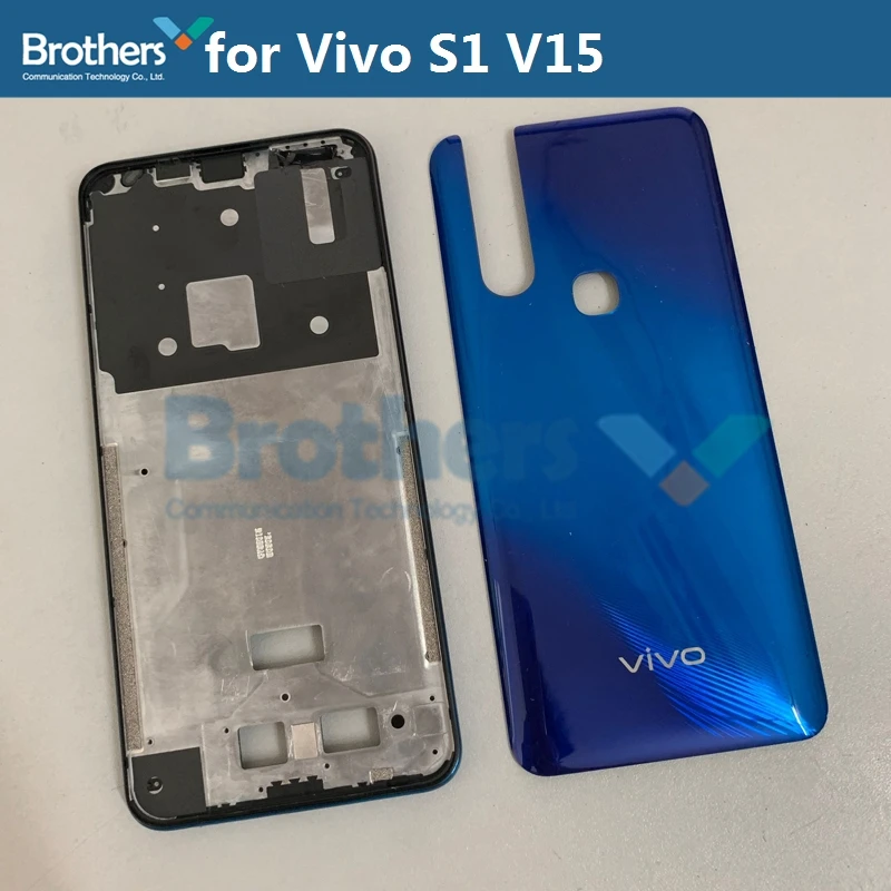 for Vivo S1 V15 Front Frame LCD Frame Brand New Original Front Housing for Vivo S1 V15 LCD Bezel Phone Replacement Top AAA Pink