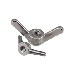 Butterfly Wing Nut M6 M8 M10 M12 M14 M16 M18 M20 M24 Wing Nuts Butterfly Nut 304 Stainless Steel Hand Tighten Nuts Claw Nut