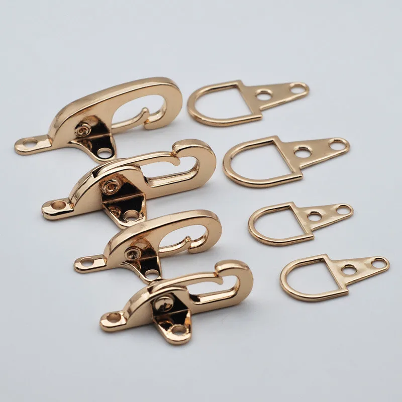 5pcs 4/5cm Metal Buckle Lobster Clasp Clip Snap Belt Hasp Bag Decor Hasp Button for Coat Down Jacket Sewing Accessories