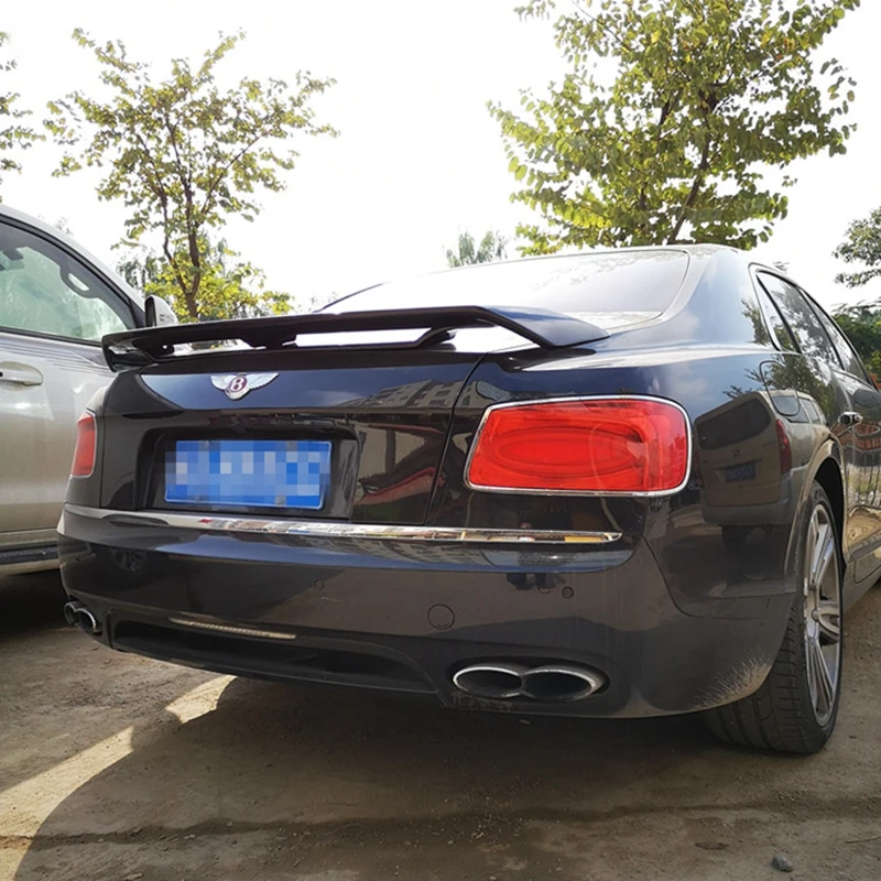 

Trunk Boot lip wing Spoiler for Bentley Flying Spur Sedan 4 Door Only 13-16 V8 Car Style D Style ABS Rear Boot Cover