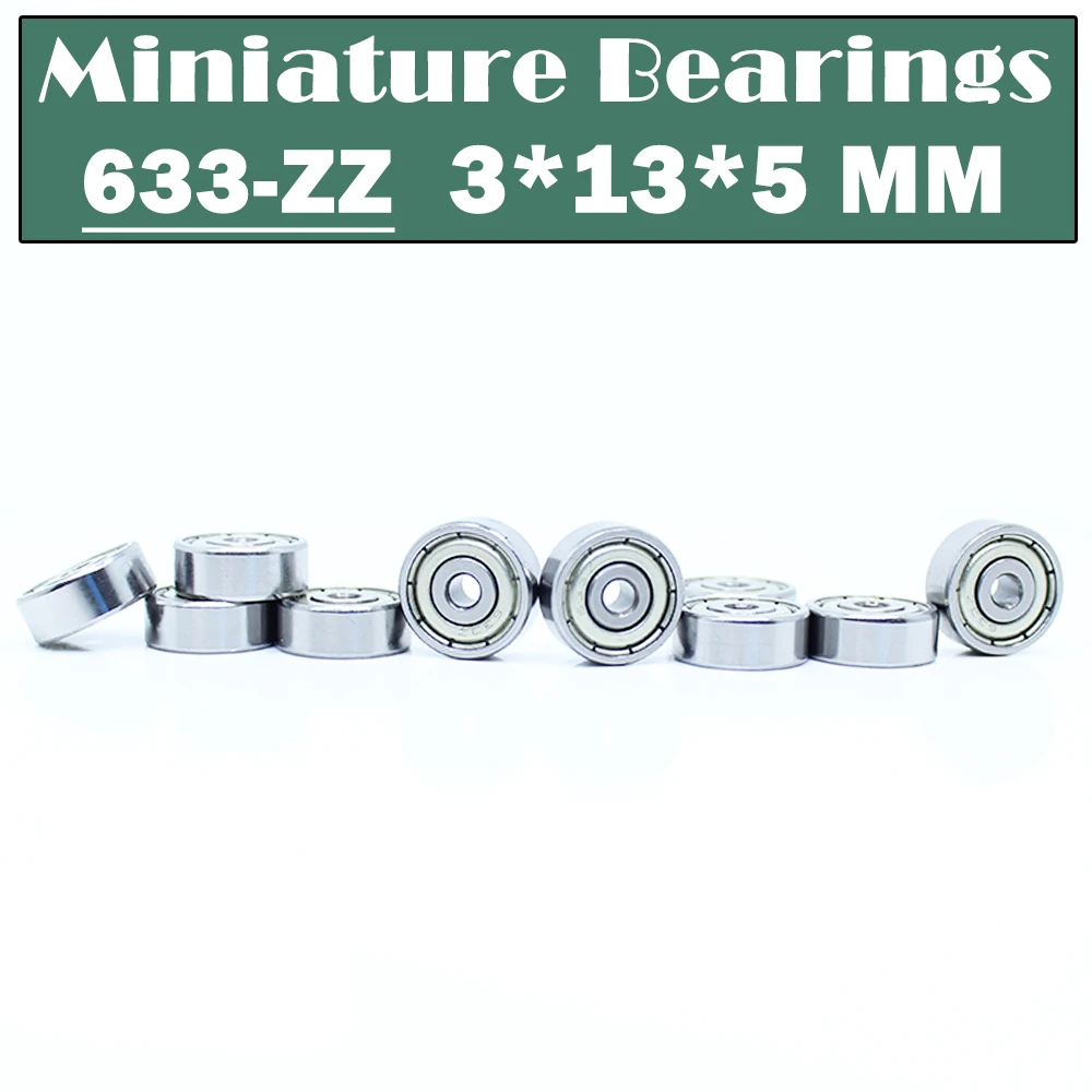 633ZZ Bearing 3*13*5 mm ( 10 PCS ) R1330ZZ 633Z Miniature 633 ZZ Ball Bearings