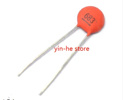 100PCS 683 68NF 50V Ceramics capacitors 683 68nf 50v disk ceramic dielectric capacitors