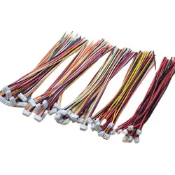 10Pcs Length 150mm Mini Micro ZH 1.5mm 2/3/4/5/6/7/8/9/10 Pin JST Connector Single Plug With Wires Cables 28AWG