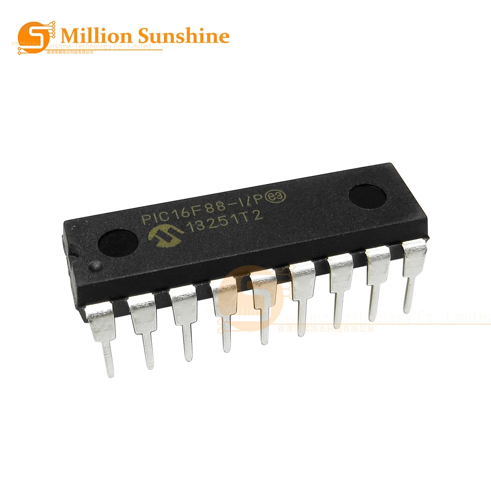 New PIC16F88-I/P DIP-18 PIC16F88 DIP18 16F88 In stock Flash IC Chip