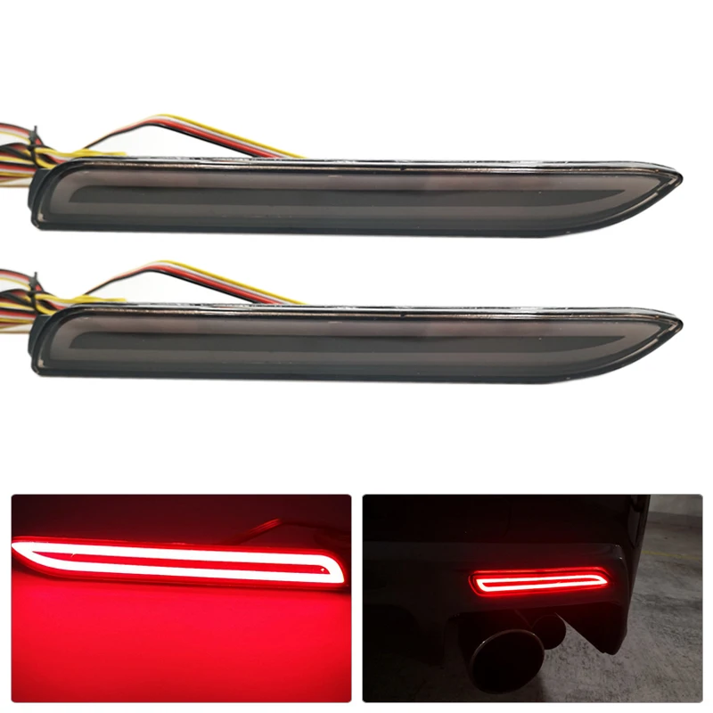 2x LED Car Rear Brake Stop Light Trunk Lamp Parking Light Rear Bumper Reflector Fog Lamp For Toyota RAV4 Matrix Venza For Lexus