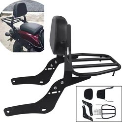 For Honda Rebel 1100T CMX1100 CM 1100 2017-2026 CMX 1100 2025 Sissy Bar Detachable Backrest Luggage Rack Passenger Rear Seat