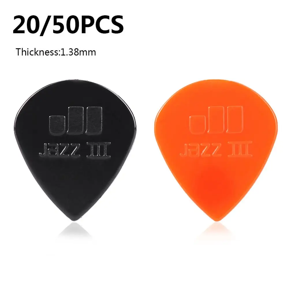 20/50pcs Guitar Picks Jazz III XL Guitar Pick Plectrum Mediator Guitar Parts Accessory Colorful Guitar Picks