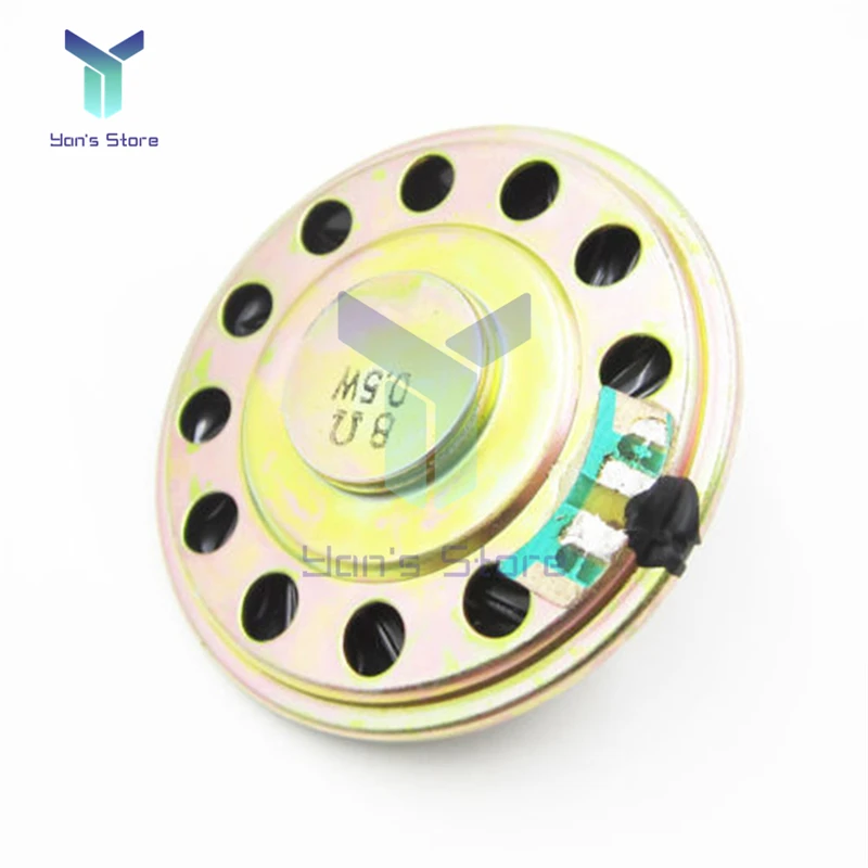 2 Chiếc 8 Ôm 0.5W Nhỏ Kèn 29Mm 36Mm Đường Kính 50Mm Loa Loa Sừng To loa Còi Ringer Kim Loại Bền