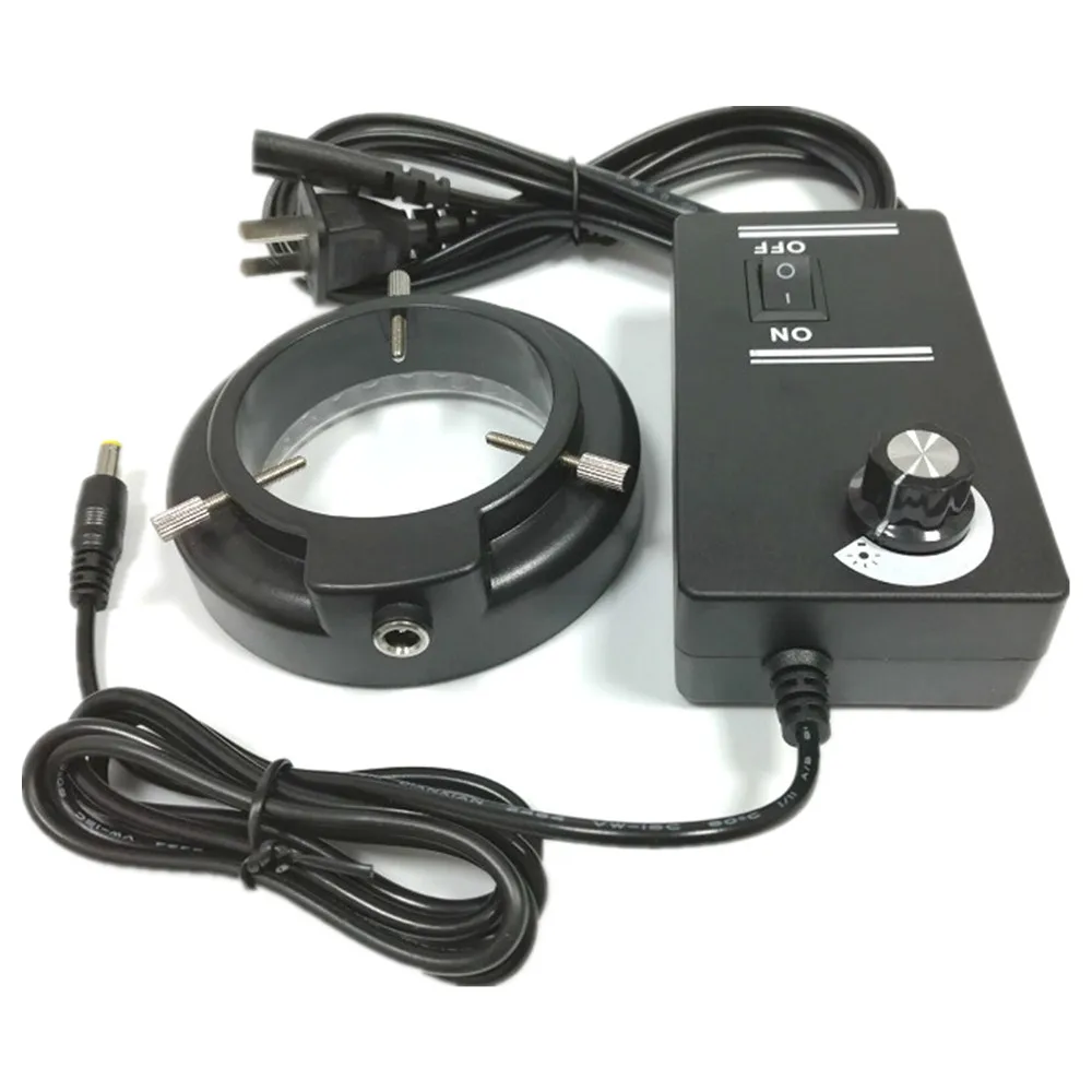 56pcs Stereo Microscope LED Ring Light Source for Jewelry Industrial Visual Inspection Laser Welding Equipment