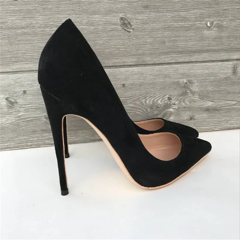 Black women\'s high heels 12cm high heels exclusive brand professional shoes 10cm female high heels shallow RM007 ROVICIYA