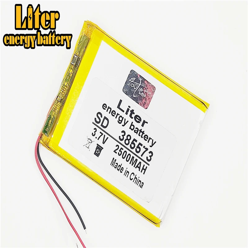 

3 line 385573 3.7V 2500mAh Polymer Li-ion Battery For mobile electronic part for GPS,mp3,mp4,mp5,dvd DIY