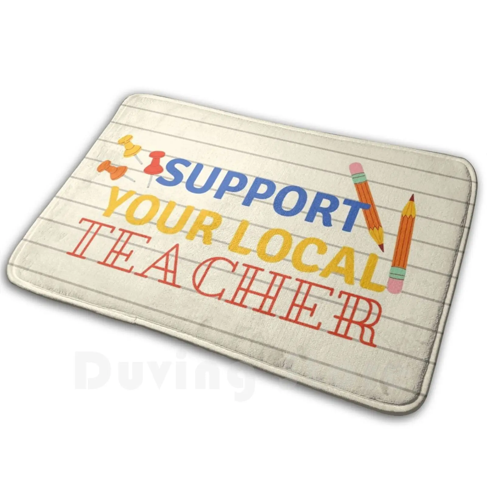 Support Your Local Teacher Carpet 363 Carpet Support Your Local Teacher School Middle