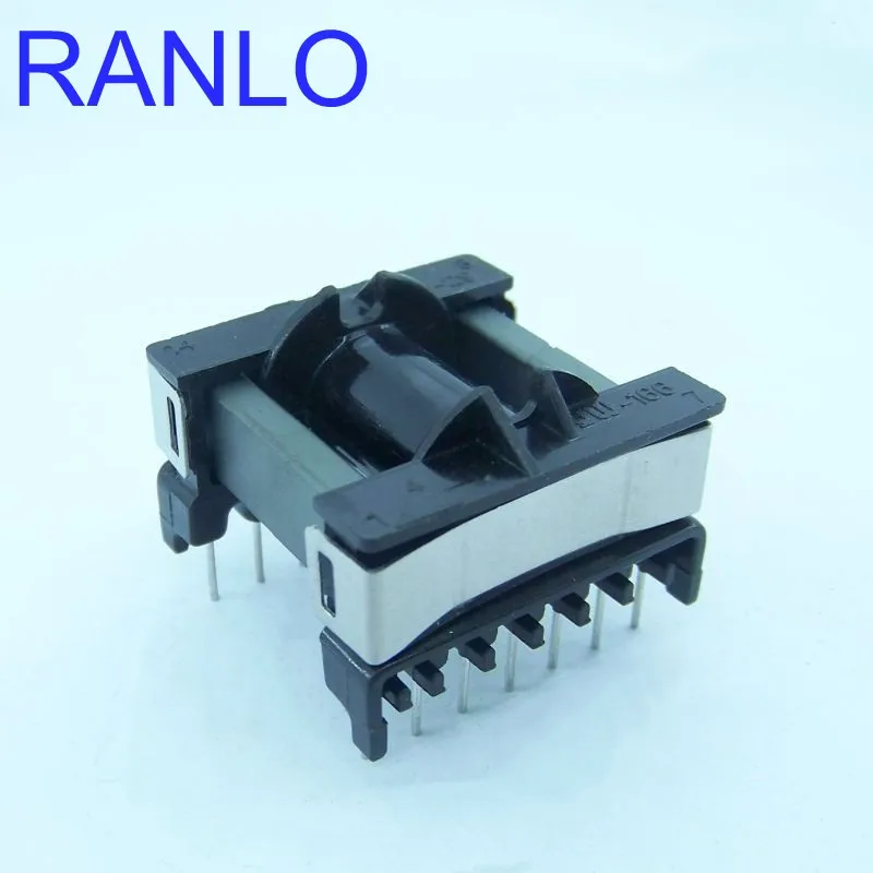 ETD29 transformer bobbin transformer frame PC40 ferrite core soft magnetic core 14pin 7+7  horizontal