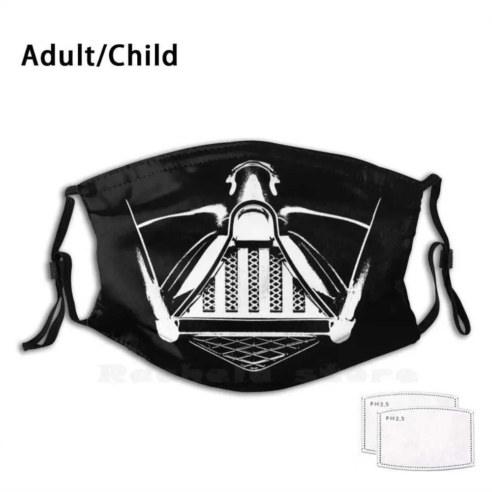 Dark Vader Mask Print Washable Filter Anti Dust Mouth Mask War Stars Dark Vador