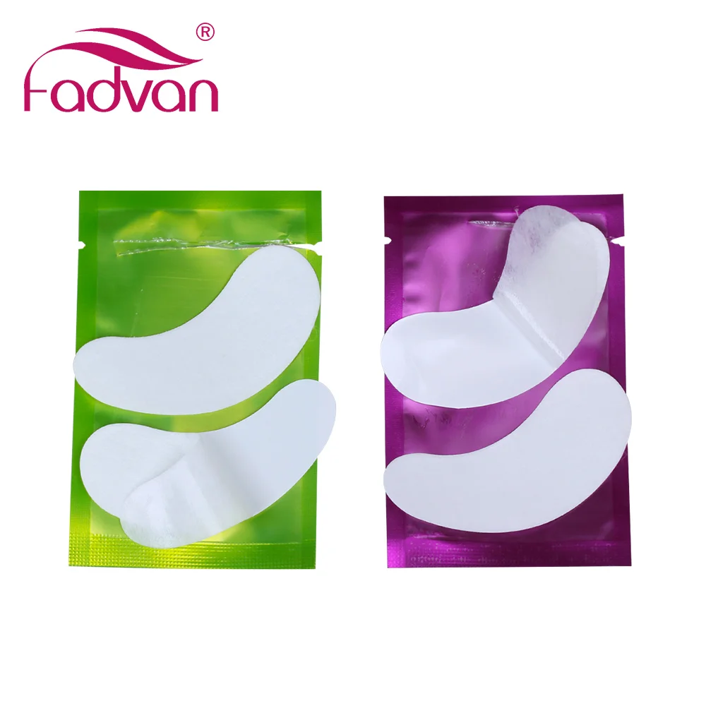 Fadvan Eye Patches for Lash Building 50/100 Pairs Eyelash Patches for Eyelash Extensions Grafting Tools Under Eye Pads