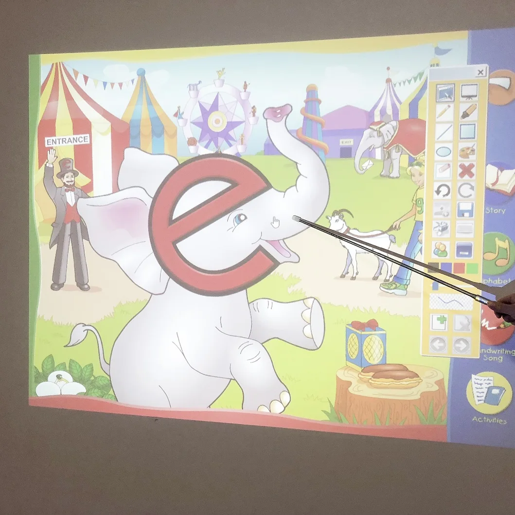 Portable Interactive Whiteboard Professional Optical Infrared Telescopic Pen Extendable Classroom Meeting Electronic Pointer Pen