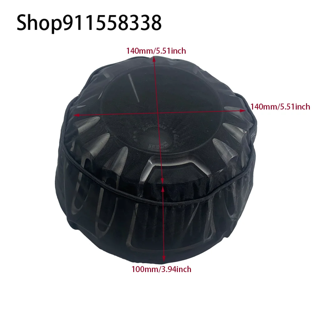 Motorcycle Waterproof Rain Sock Black Air Filter Protective Cover For Harley Touring Dyna Softail Sportster Air Cleaners kits