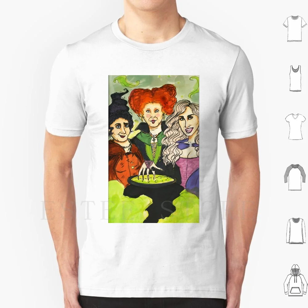 It's Just A Bunch Of T Shirt Men Cotton 6xl Witch Halloween Sanderson Sisters Winifred Sanderson Sarah Sanderson Mary Sanderson