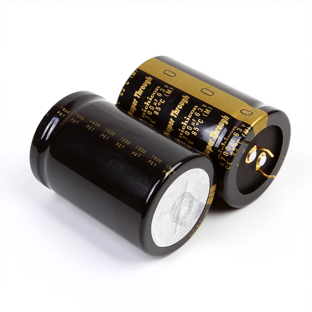 1pcs-5pcs KG Super Through Nichicon 4700UF 63V 35x50mm Golden Foot Capacitors Pitch 10mm 63V/4700UF Audio Electrolytic Capacitor