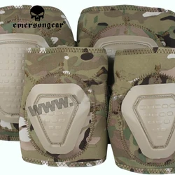 Emersongear Tactical DNI Neoprene Elbow Knee Pad Set Soft Protective Gear Battle Combat Hunting Training Outdoor Hiking Cycling