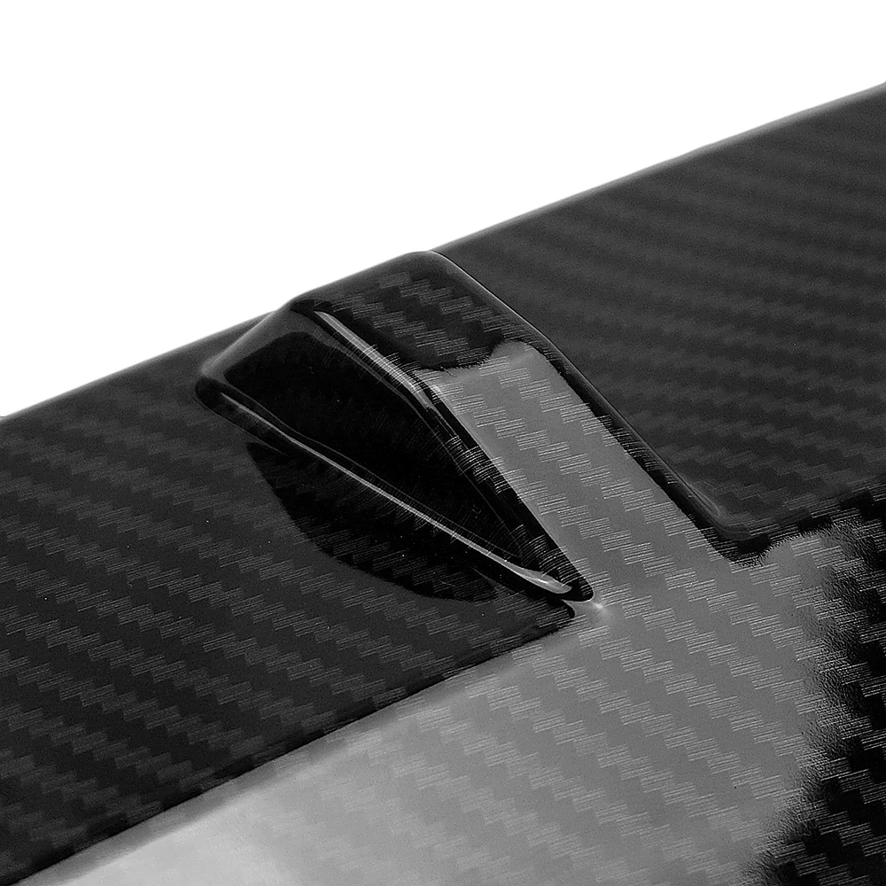 Front Bumper Spoiler Lip For BMW G30 G31 M Tech Sport 2017-2020 5 Series 520i 525i 530i 540i Carbon Fiber Look Lower Splitter 