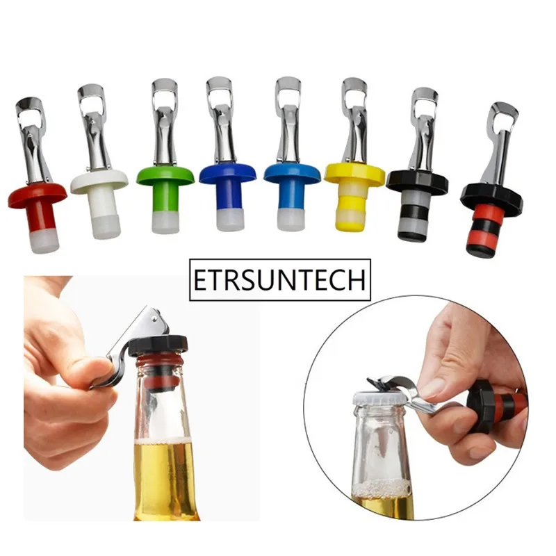 

500pcs Beer Bottle Opener Wine Bottle Stopper Plug Sparkling Champagne Sealer Cap Opener Kitchen Tools Accessories Beer Opener