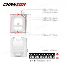 2835 SMD LED Light Beads 100pcs #6