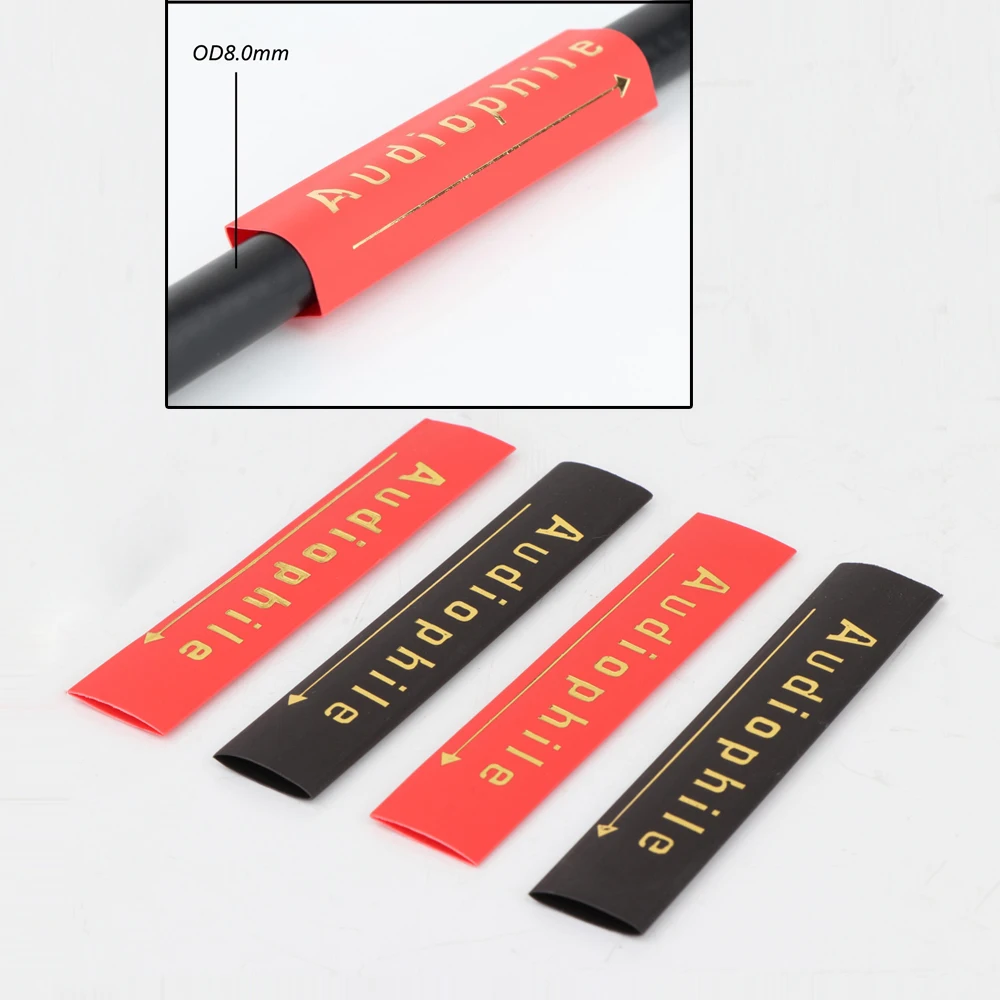 10MM Audiophile Heat Shrink Tube Insulated Sleeving Tubing for Speaker Interconnect Audio Cable DIY Audio Single Wire